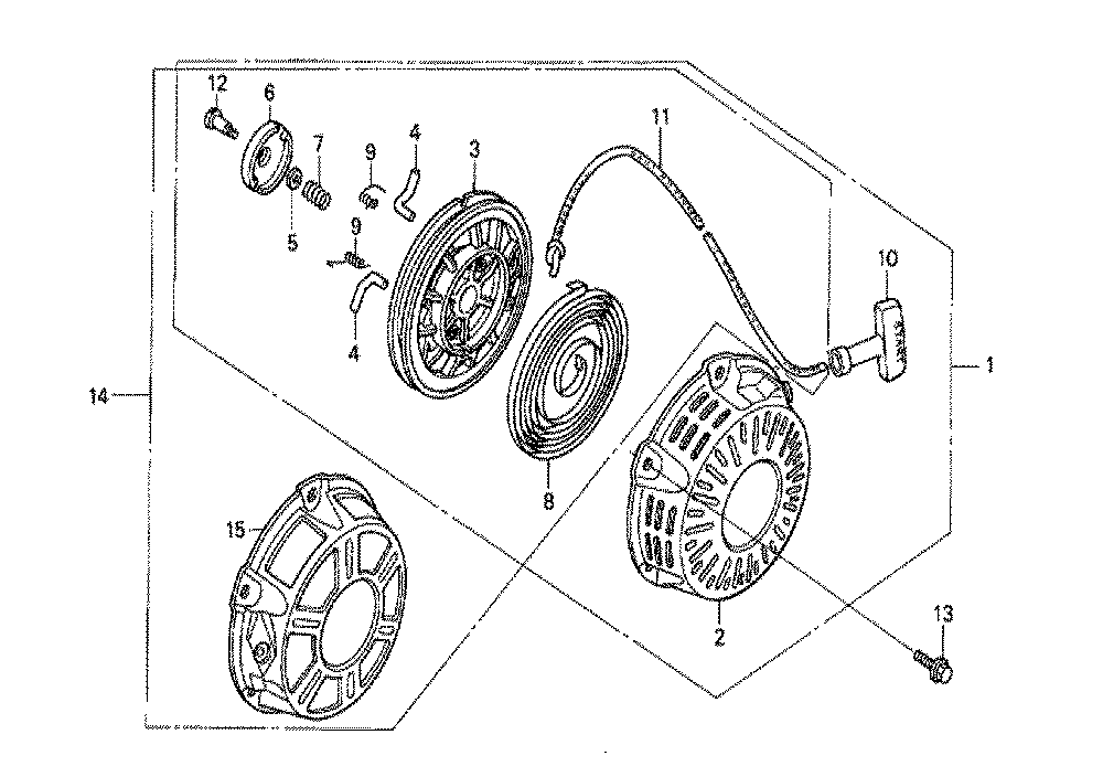 Fig-0 Diagram and Parts List for GX160K1 (QH2)(86-9099999) Honda Engine
