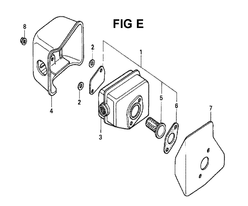 Fig-2 Diagram and Parts List for GXV160H2 Type A1N5 Honda Engine