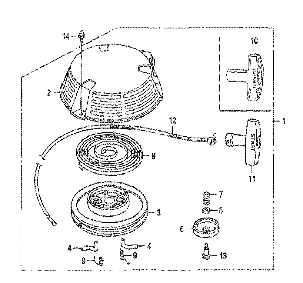Fig-0 Diagram and Parts List for GXV160UH2 Type A14 Honda Engine