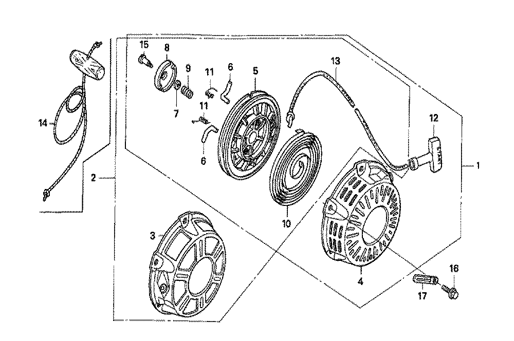 Fig-0 Diagram and Parts List for GX160K1 Type SHRY Honda Engine