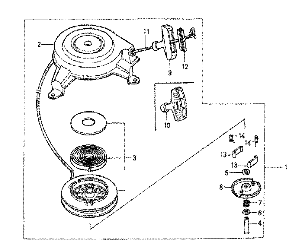 Fig-0 Diagram and Parts List for GXV140 Type N2TB Honda Engine