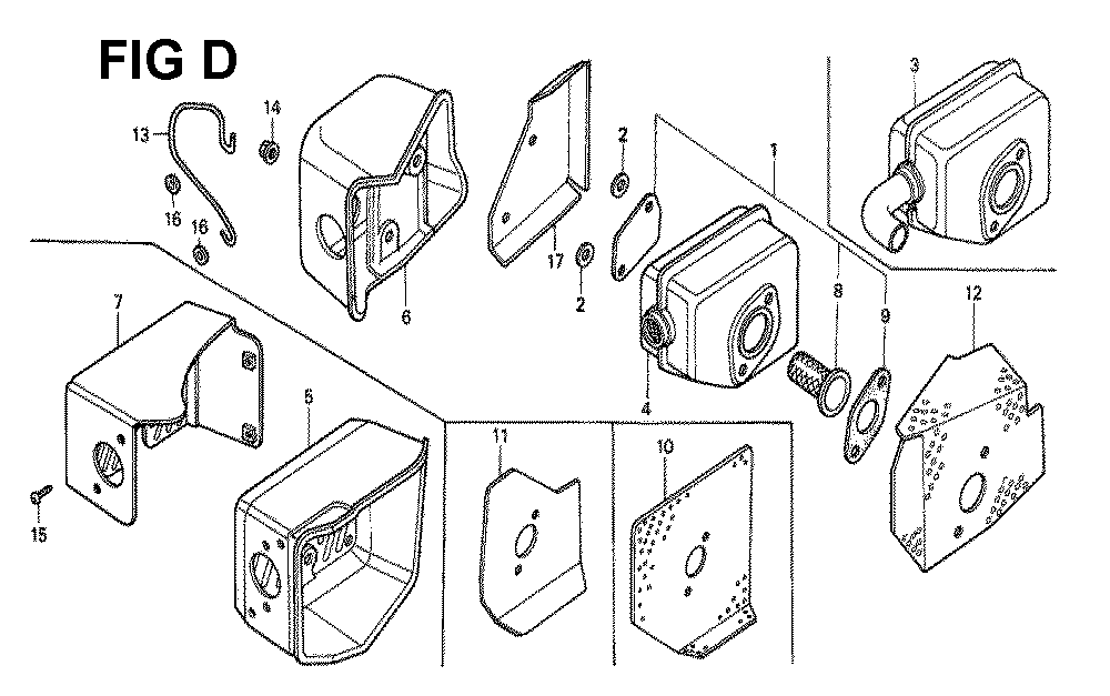 Fig-7 Diagram and Parts List for GXV160K1 Type N15 Honda Engine
