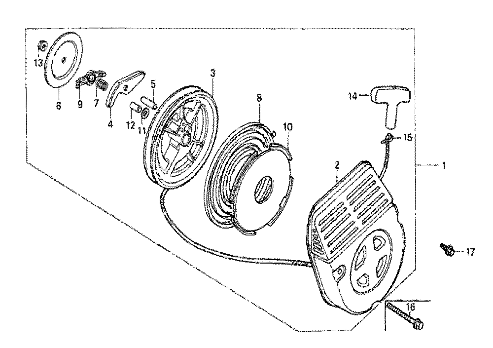 Fig-0 Diagram and Parts List for GX160K1 Type LMT Honda Engine