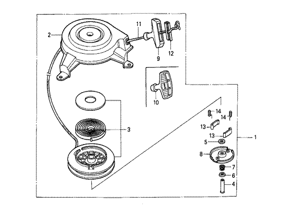 Fig-0 Diagram and Parts List for GXV140 Type N1U Honda Engine