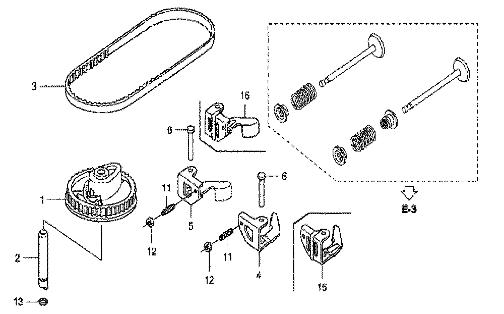 Fig-0 Diagram and Parts List for GCV160LA0 Type SBT Honda Engine