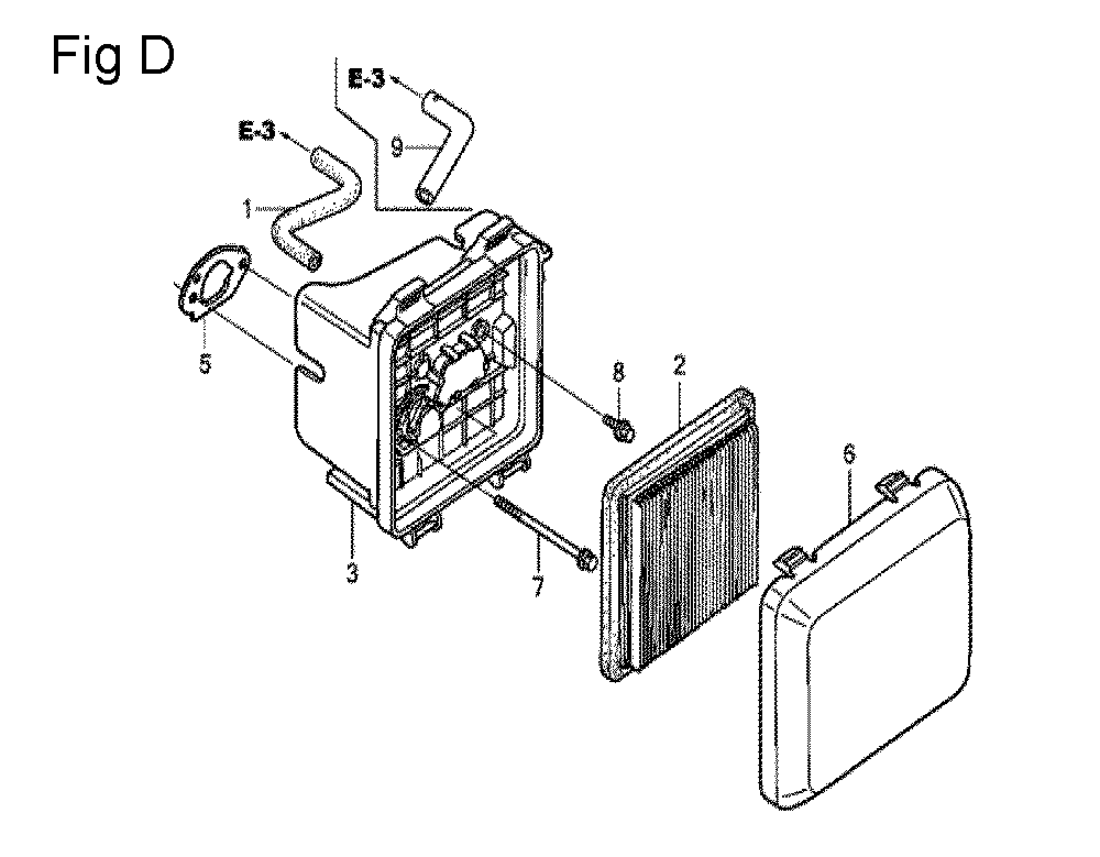 Fig-4 Diagram and Parts List for GCV160 Type N2 Honda Engine