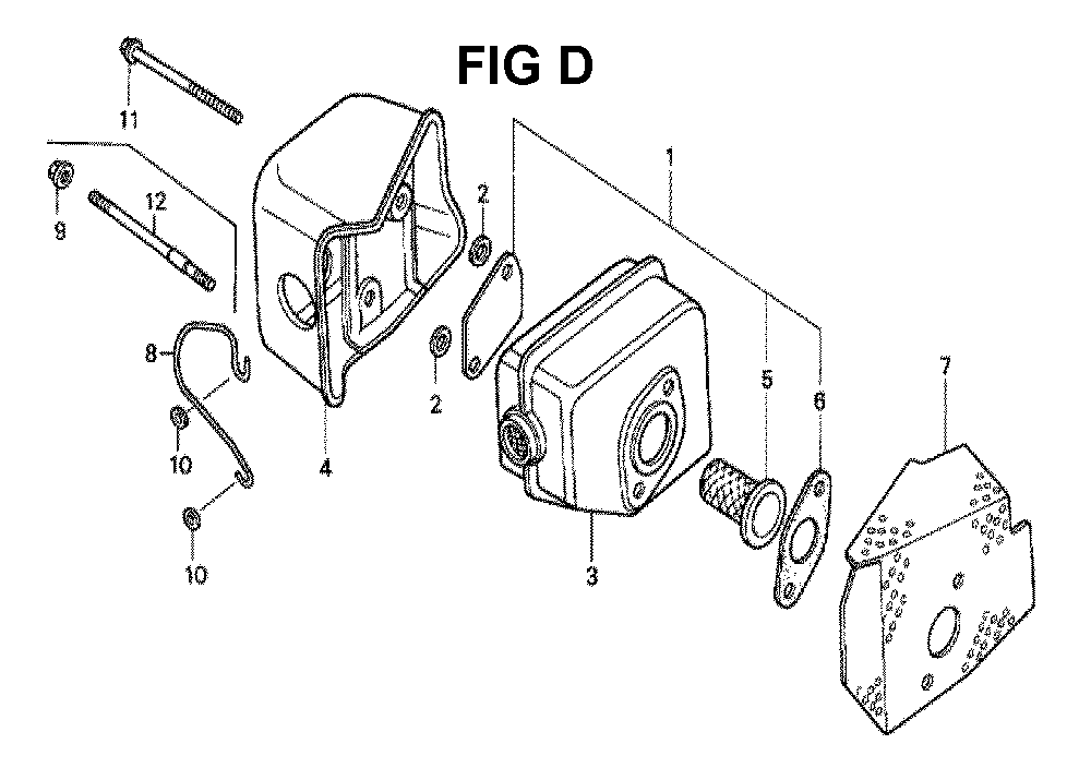 Fig-1 Diagram and Parts List for GXV140 Type A2YC Honda Engine