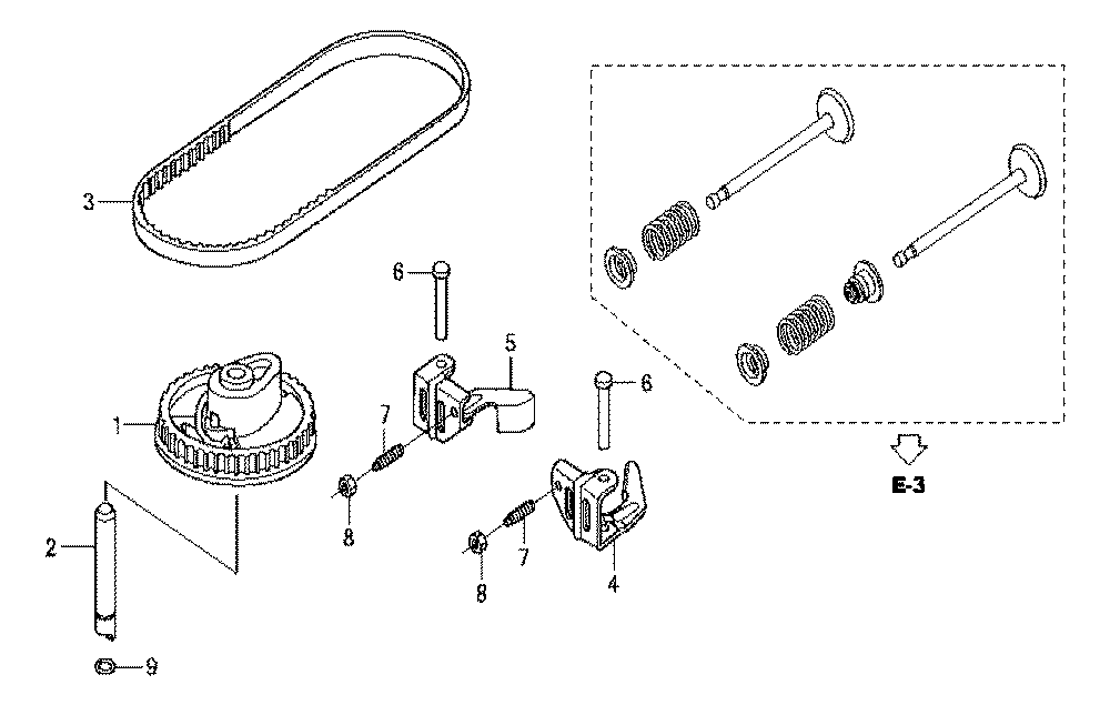 Fig-0 Diagram and Parts List for GCV160LA Type S3H Honda Engine
