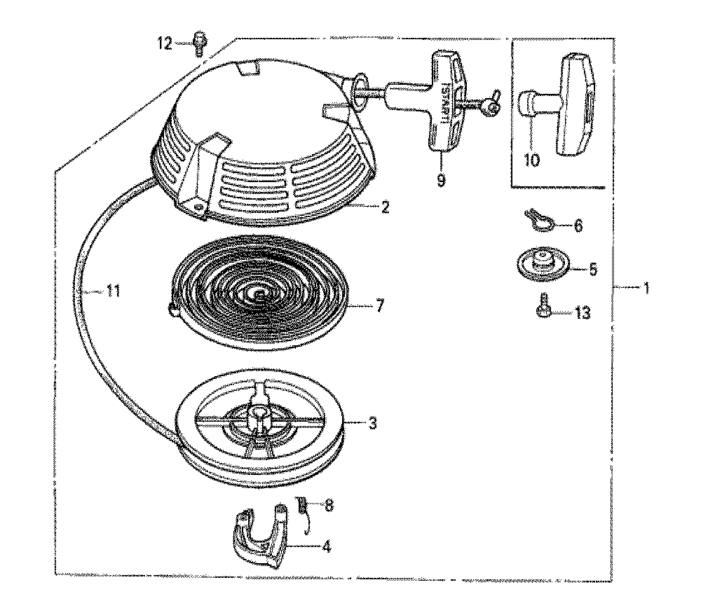 Fig-0 Diagram and Parts List for GXV160 Type S Honda Engine