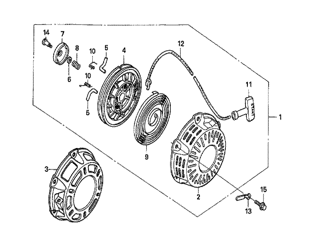 Fig-0 Diagram and Parts List for GX160U1 Type UXU Honda Engine