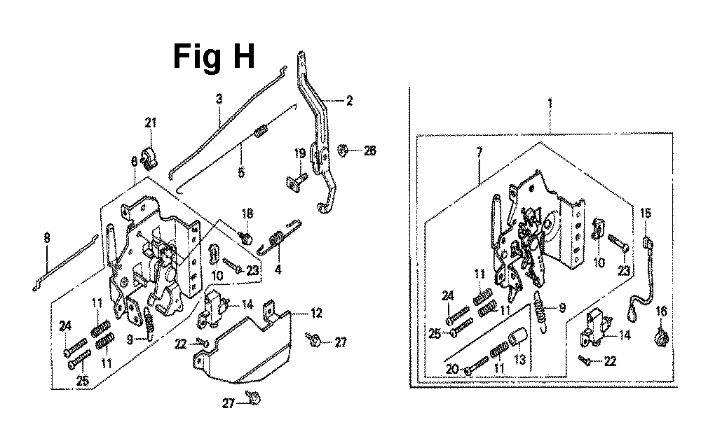 Fig-5 Diagram and Parts List for GXV160 Type N12 Honda Engine