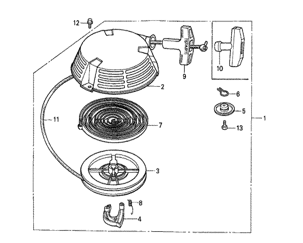 Fig-0 Diagram and Parts List for GXV160 Type A1 Honda Engine