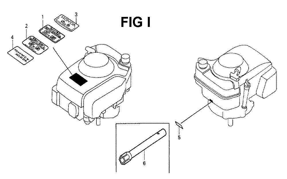 Fig-10 Diagram and Parts List for GXV160K1 Type N5 Honda Engine