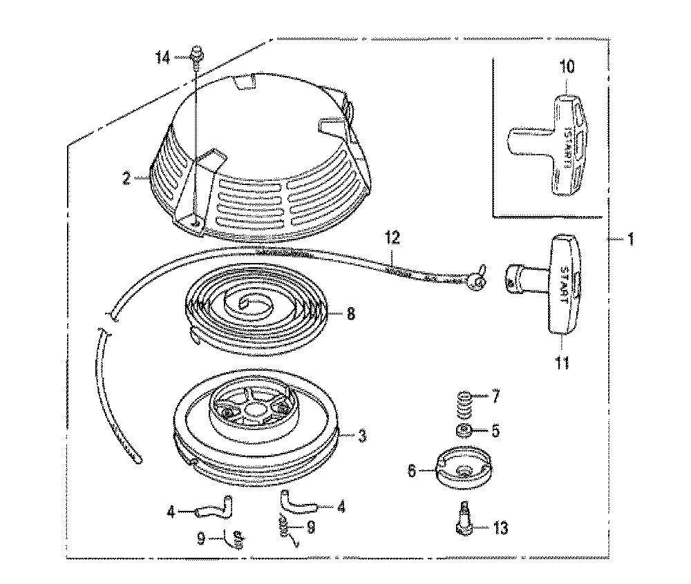 Fig-0 Diagram and Parts List for GXV160UH2 Type N1 Honda Engine
