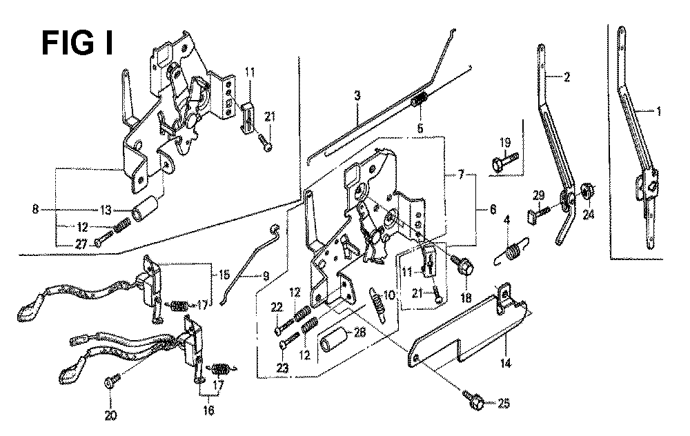 Fig-5 Diagram and Parts List for GXV120 Type SFSK Honda Engine