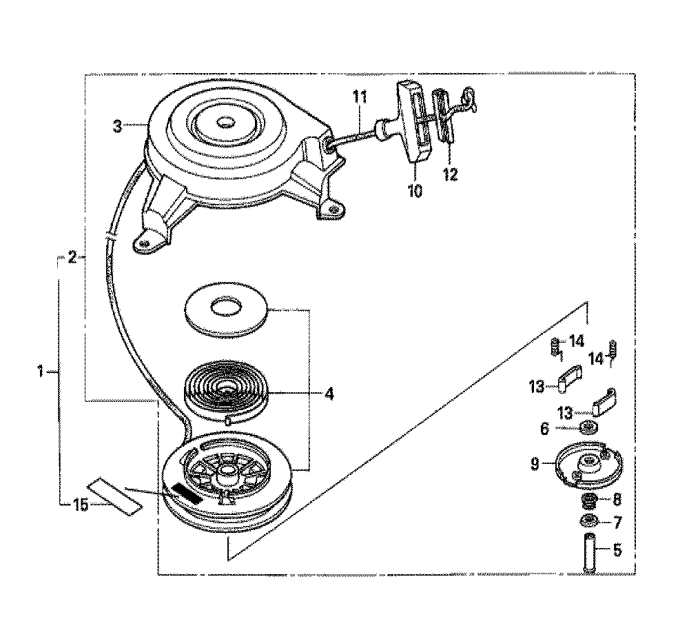 Fig-0 Diagram and Parts List for GXV160UA1 Type A12 Honda Engine