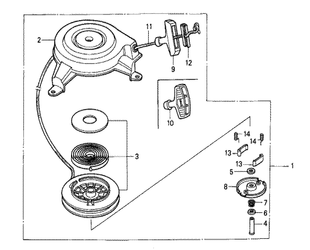 Fig-0 Diagram and Parts List for GXV140 Type N2 Honda Engine