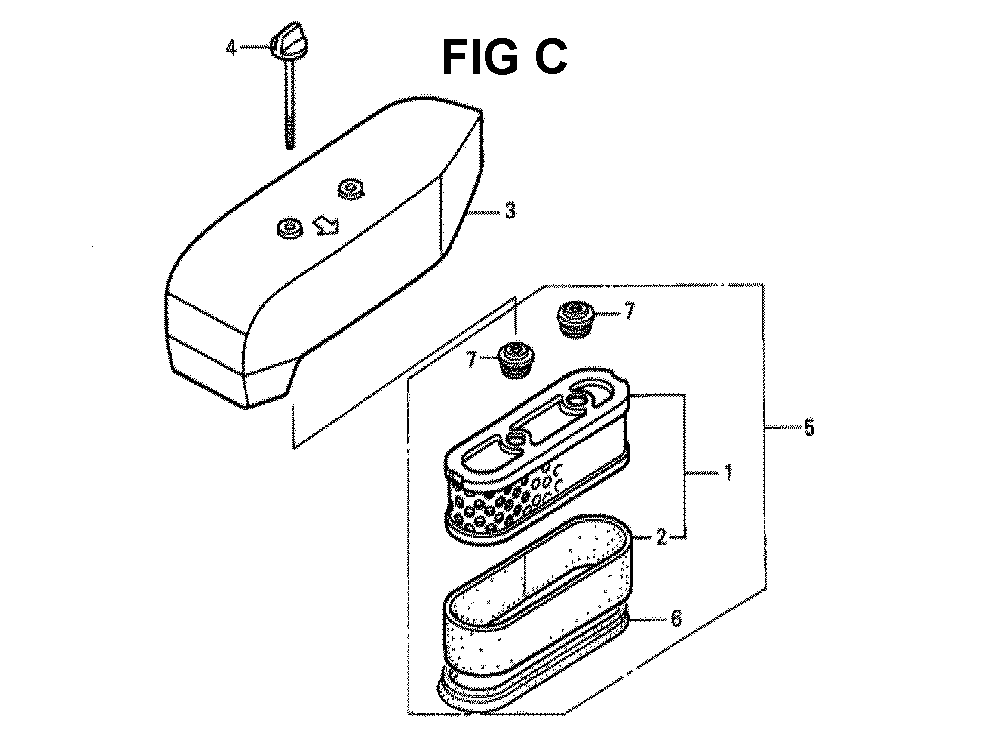 Fig-10 Diagram and Parts List for GXV160K1 Type N6S1 Honda Engine