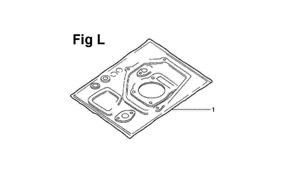 Fig-12 Diagram and Parts List for GXV120 Type P Honda Engine