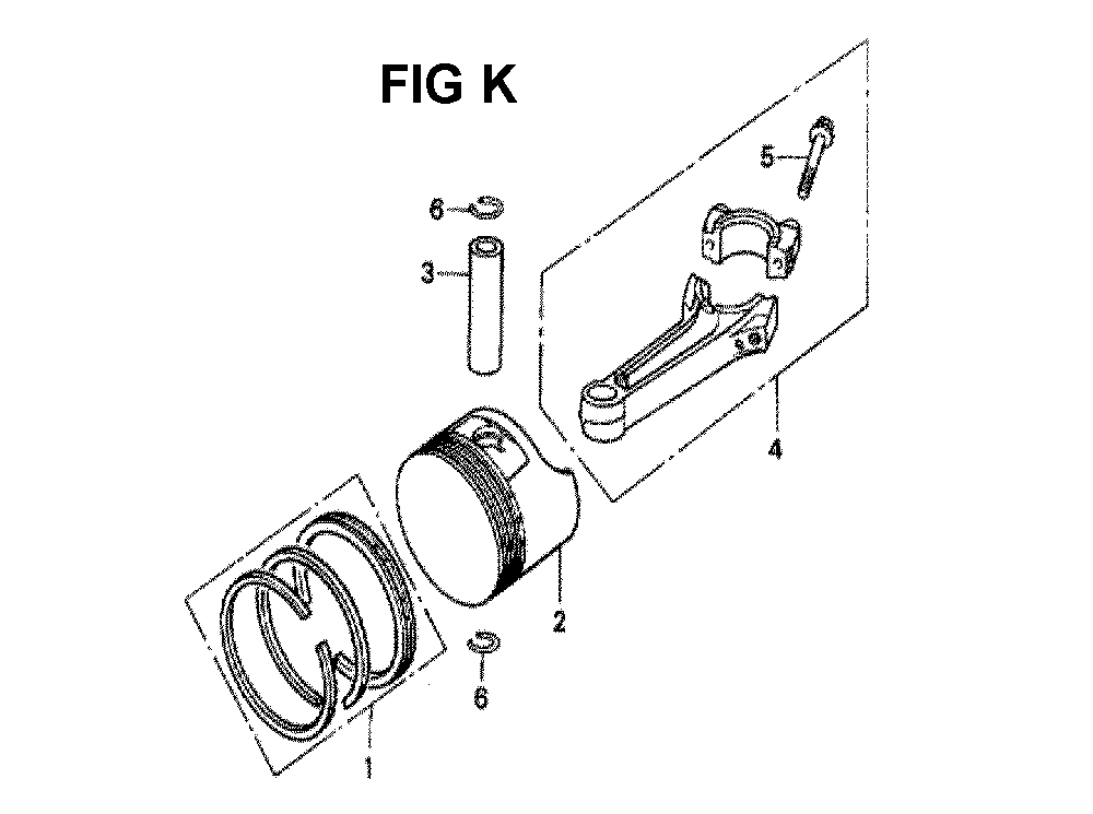 Fig-10 Diagram and Parts List for GXV140 Type A2YC Honda Engine