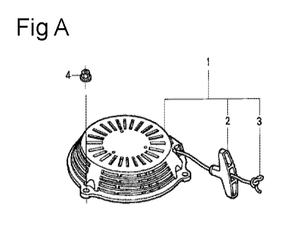 Fig-1 Diagram and Parts List for GSV190A Type N1G7 Honda Engine