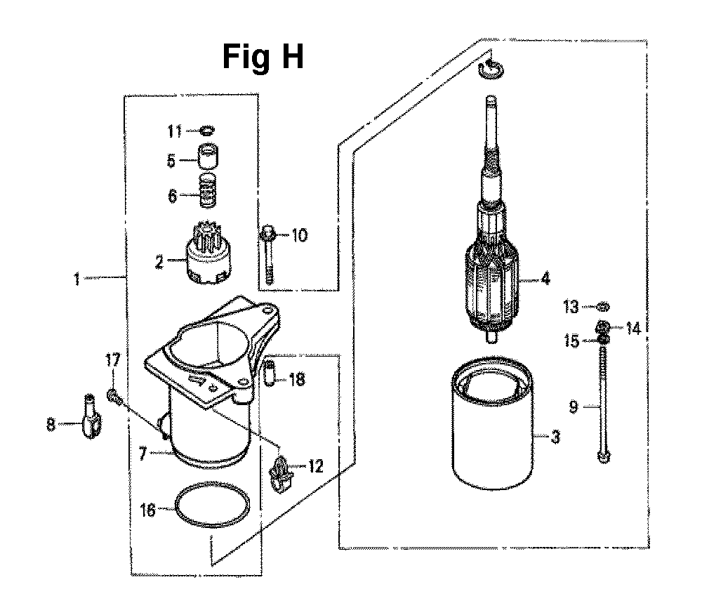 Fig-12 Diagram and Parts List for GXV160 Type N1E2 Honda Engine