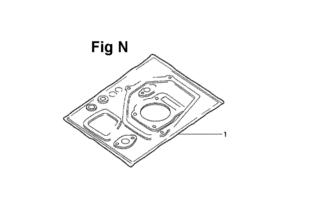 Fig-6 Diagram and Parts List for GXV120 Type N2SS Honda Engine