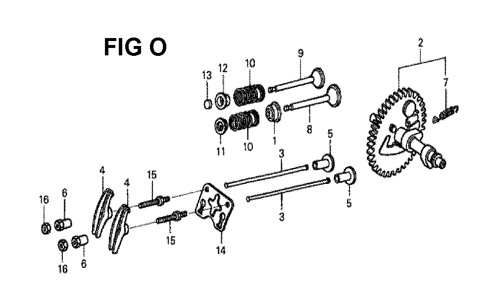 Fig-13 Diagram and Parts List for GX160H1 Type QDBRA Honda Engine