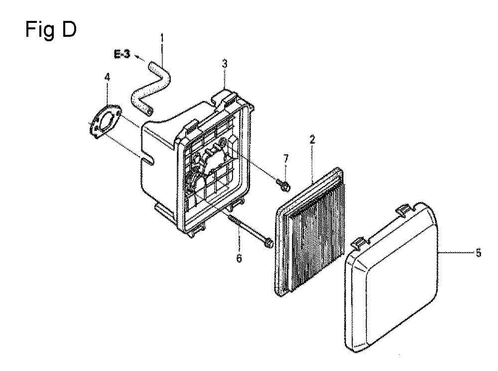 Fig-4 Diagram and Parts List for GCV190A Type S1A Honda Engine