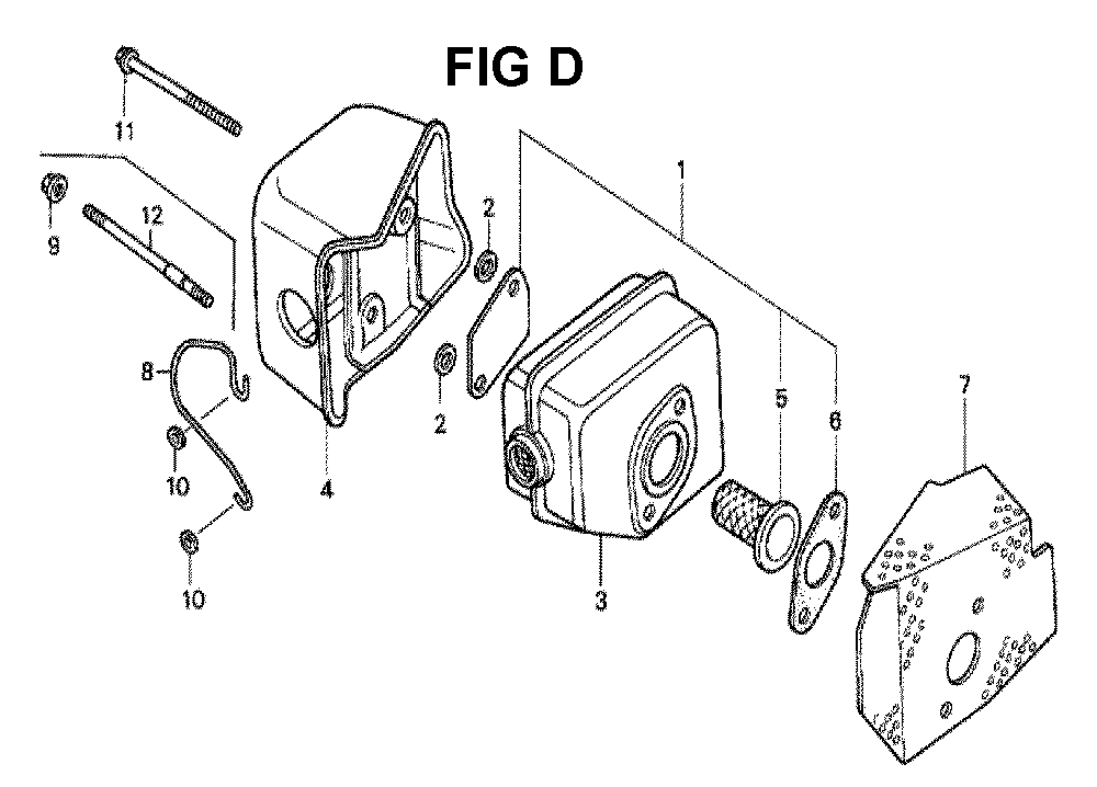 Fig-6 Diagram and Parts List for GXV140 Type A11 Honda Engine