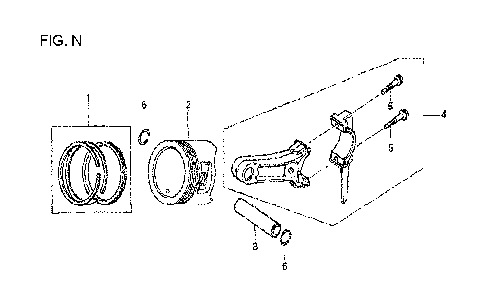 Fig-14 Diagram and Parts List for GX120T1 Type SD16 Honda Engine