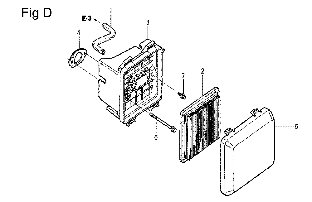 Fig-4 Diagram and Parts List for GCV160LA Type N7S1 Honda Engine