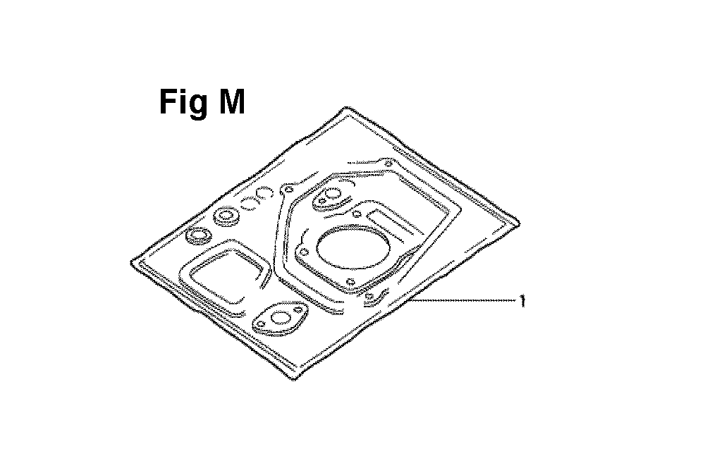 Fig-12 Diagram and Parts List for GXV140 Type N2 Honda Engine
