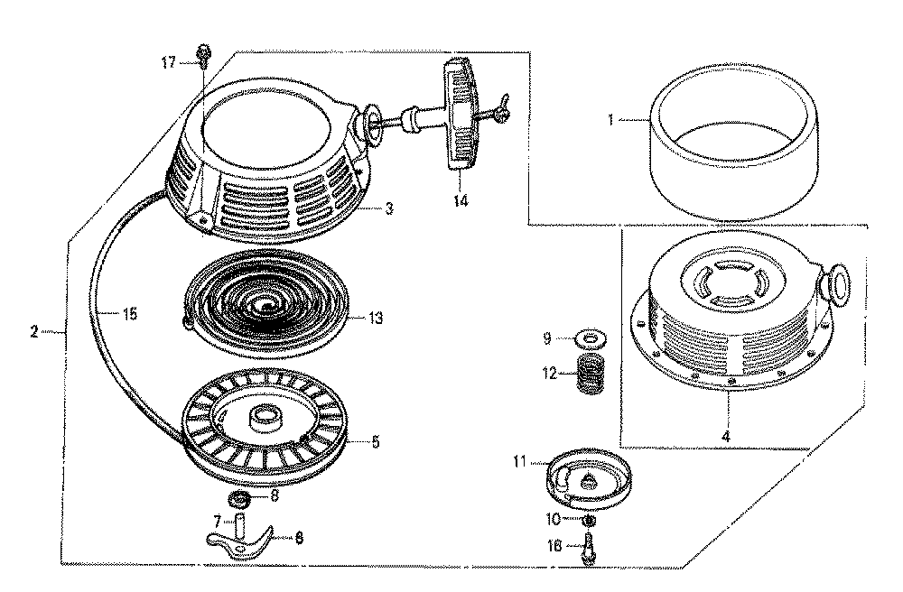 Fig-0 Diagram and Parts List for GXV270 Type DAP Honda Engine
