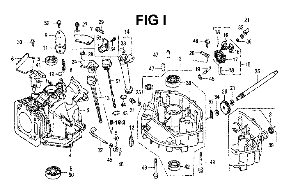 Fig-2 Diagram and Parts List for GXV160K1 Type A1 Honda Engine