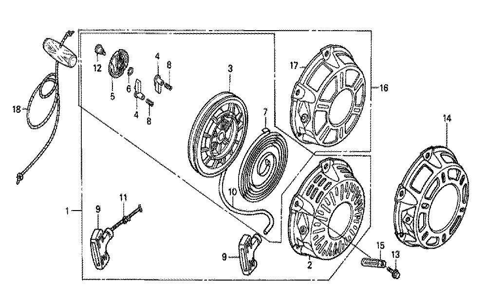 Fig-0 Diagram and Parts List for GX160K1 HX-Seri-20-8669999 Honda Engine