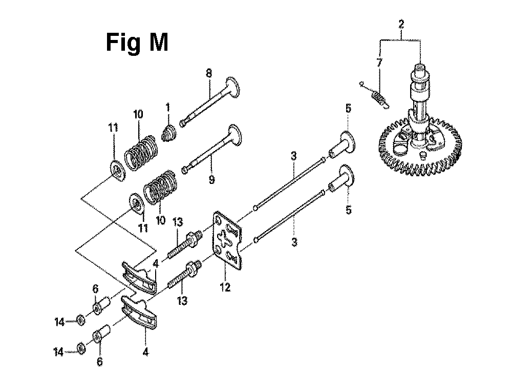 Fig-6 Diagram and Parts List for GXV160UH2 Type SFY Honda Engine