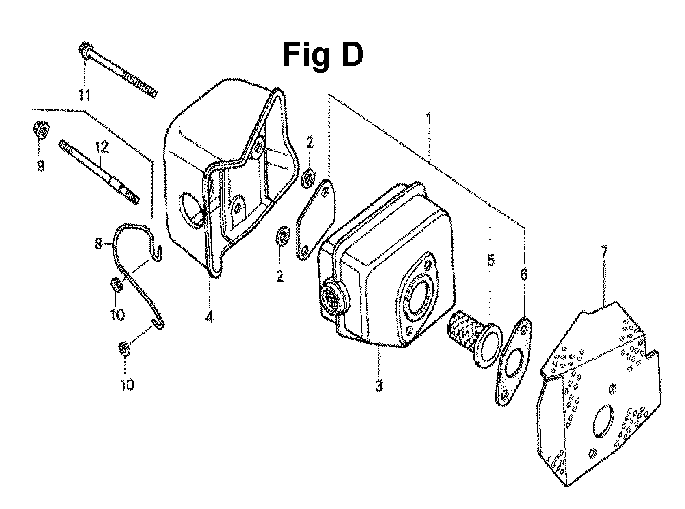 Fig-8 Diagram and Parts List for GXV140 Type A1Y Honda Engine