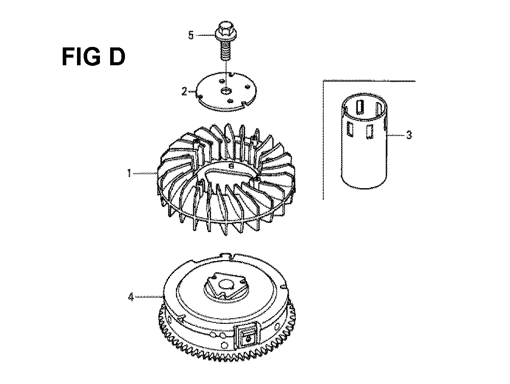 Fig-11 Diagram and Parts List for GXV530 Type PXA1A Honda Engine