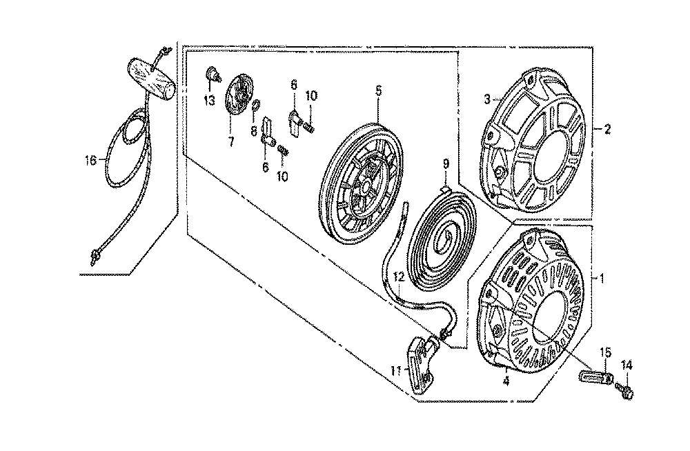 Fig-0 Diagram and Parts List for GX160K1 (SJ)(86-9099999) Honda Engine