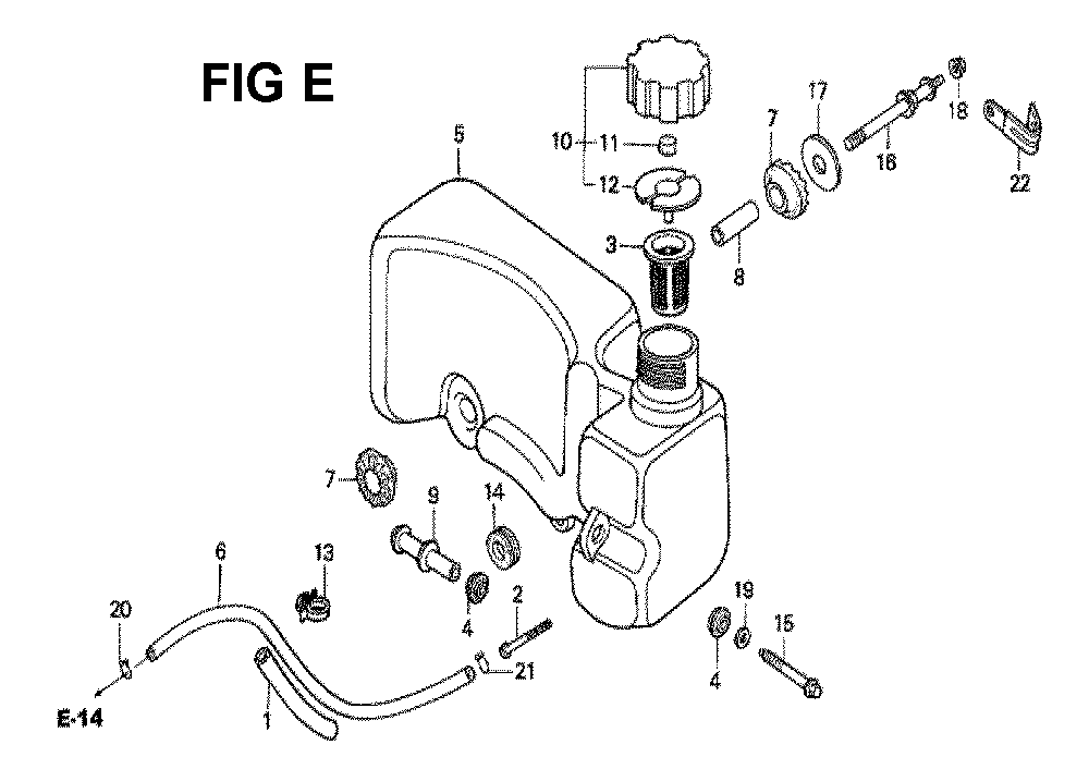 Fig-9 Diagram and Parts List for GXV160 Type N6 Honda Engine