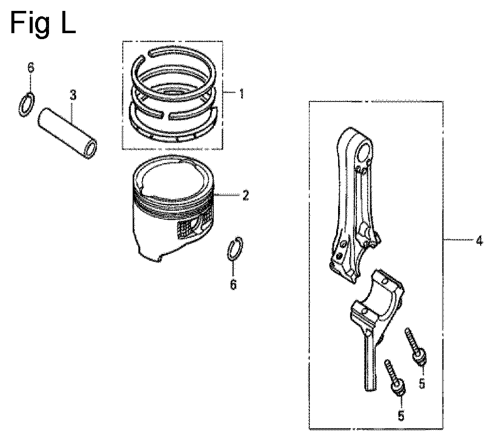 Fig-12 Diagram and Parts List for GC160 Type PHU Honda Engine