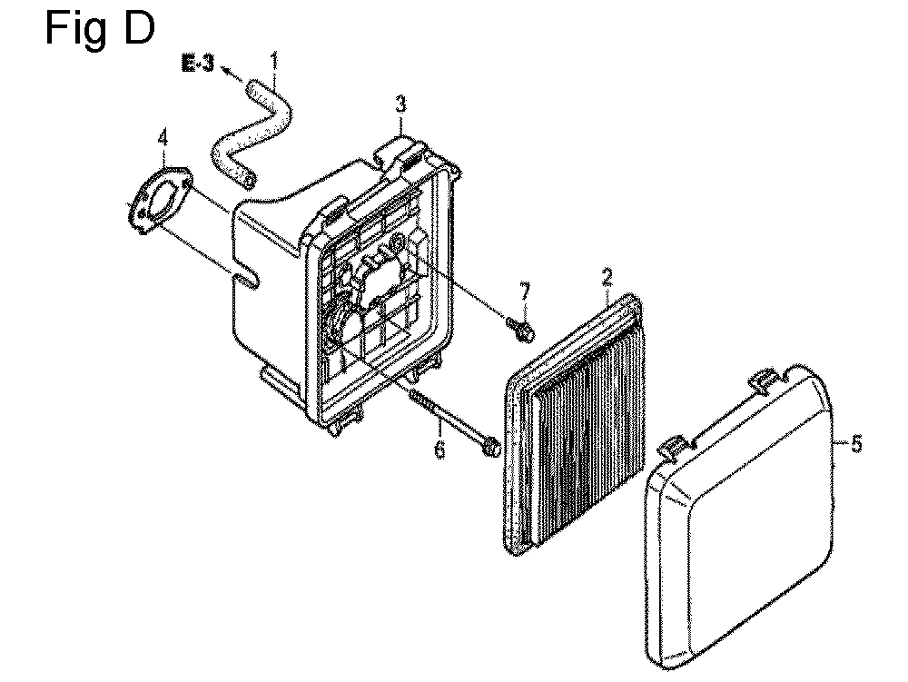 Fig-4 Diagram and Parts List for GCV135 Type A2A Honda Engine