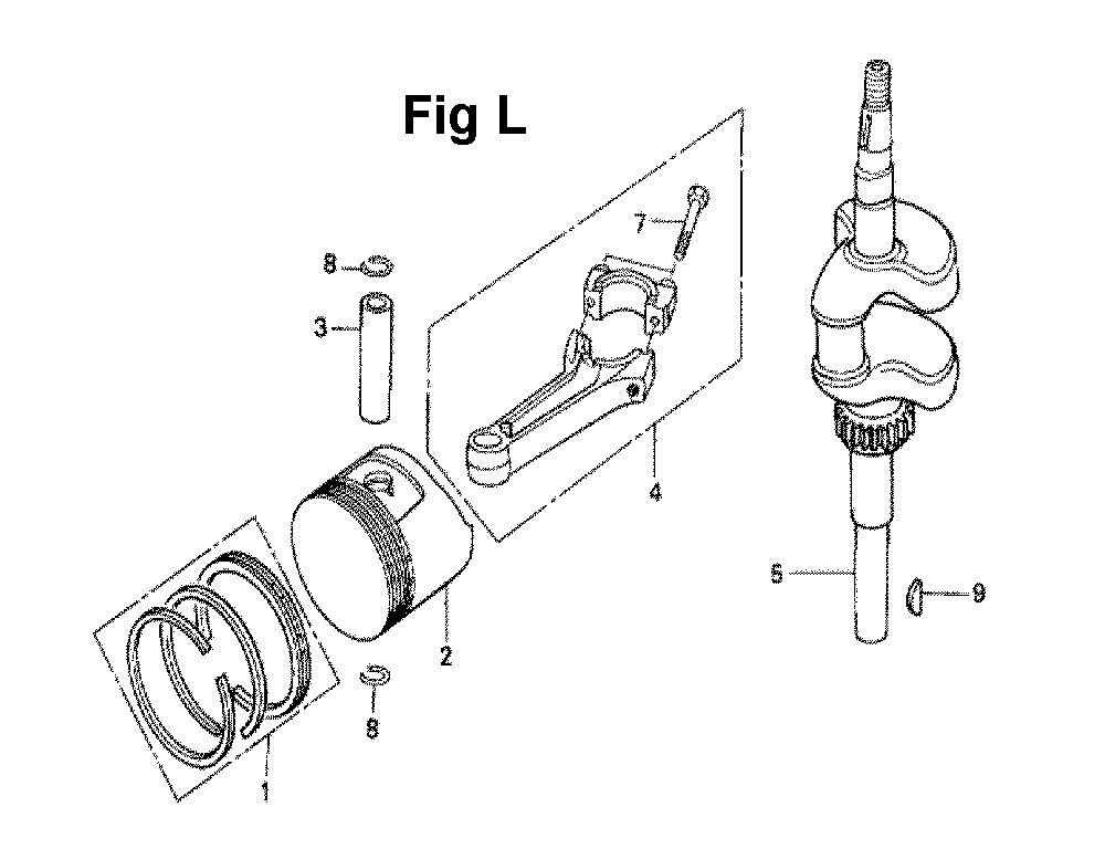 Fig-12 Diagram and Parts List for GXV120 Type N2SS Honda Engine