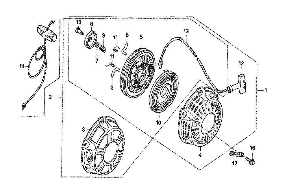 Fig-0 Diagram and Parts List for GX160K1 Type VGE4 Honda Engine