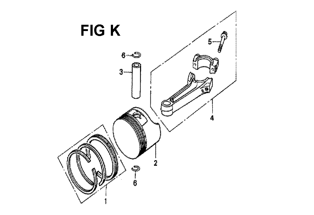 Fig-11 Diagram and Parts List for GXV140 Type MAK Honda Engine