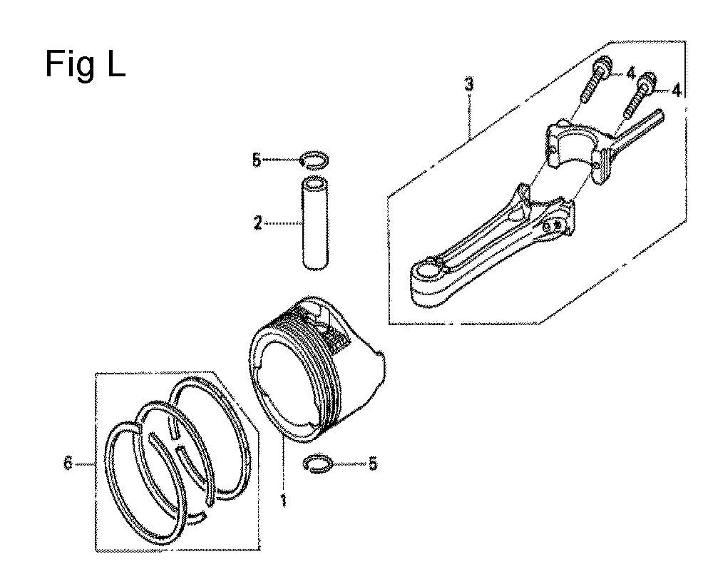Fig-12 Diagram and Parts List for GCV160A Type N5AF Honda Engine
