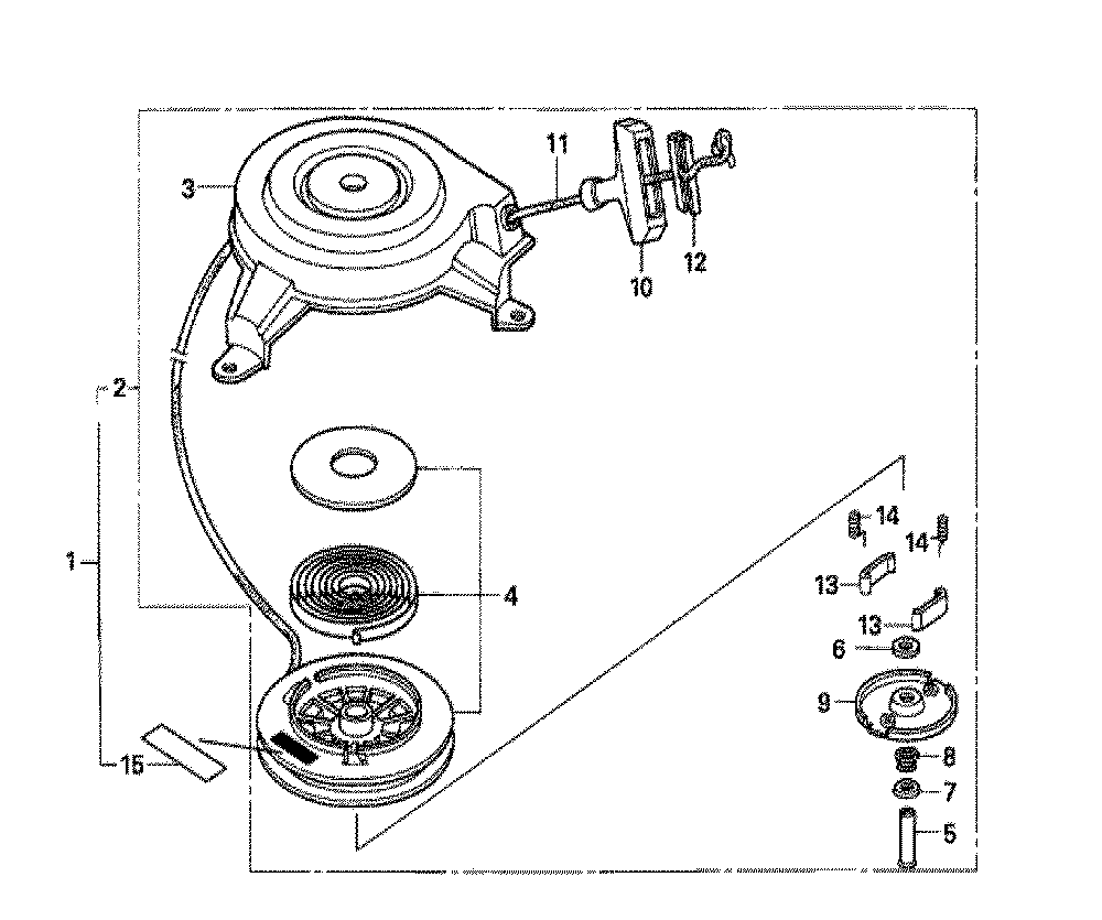 Fig-0 Diagram and Parts List for GXV160UA1 Type N12 Honda Engine