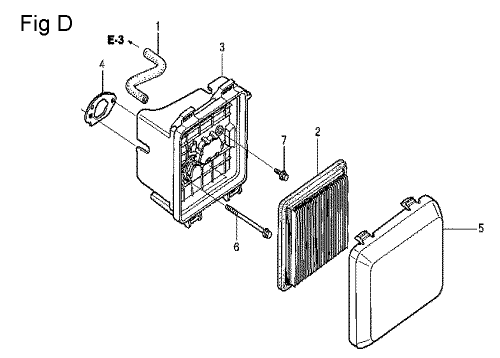 Fig-4 Diagram and Parts List for GCV160LA Type N1AF Honda Engine