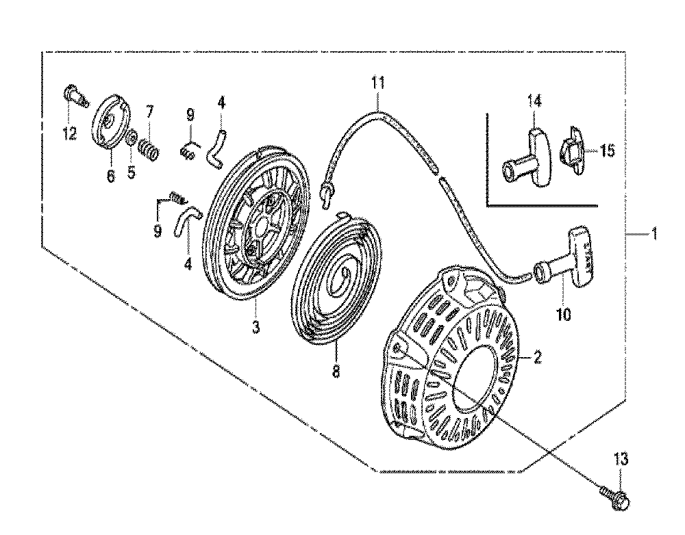 Fig-0 Diagram and Parts List for GX120UT1 Type LX4 Honda Engine